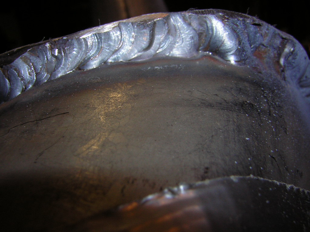 BMW muffler welds