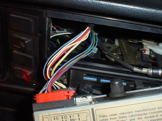 VW Cabriolet, dashboard, instrument cluster, lights