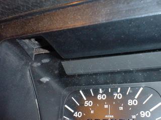 VW Cabriolet, dashboard, instrument cluster, lights