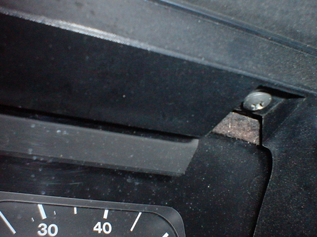 VW Cabriolet, dashboard, instrument cluster, lights