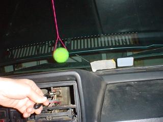 VW Cabriolet, dashboard, instrument cluster, lights