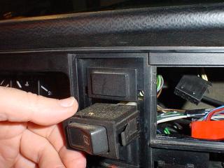 VW Cabriolet, dashboard, instrument cluster, lights