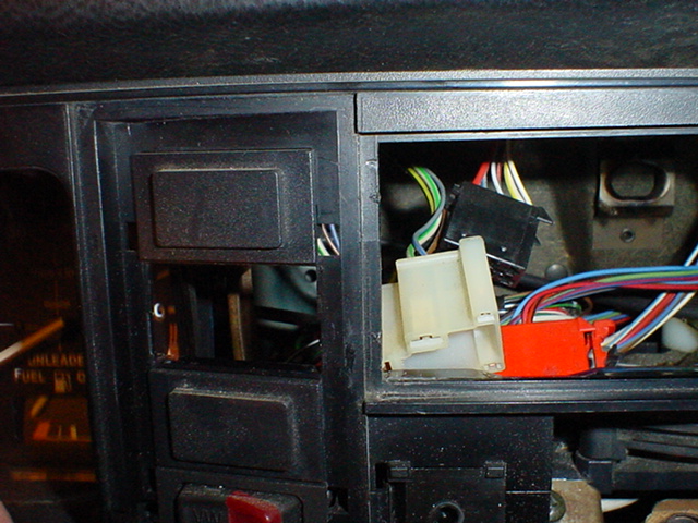 VW Cabriolet, dashboard, instrument cluster, lights