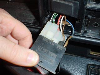 VW Cabriolet, dashboard, instrument cluster, lights