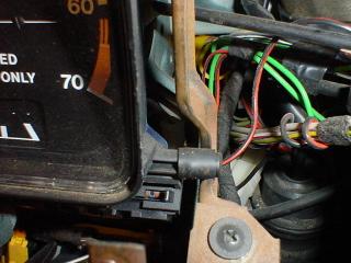 VW Cabriolet, dashboard, instrument cluster, lights