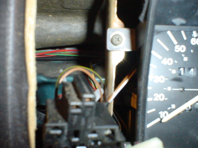 VW Cabriolet, dashboard, instrument cluster, lights