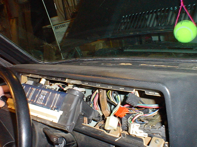 VW Cabriolet, dashboard, instrument cluster, lights
