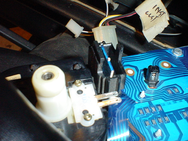 VW Cabriolet, dashboard, instrument cluster, lights