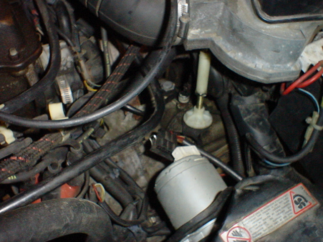 Volkswagen Cabriolet, radiator install, replace