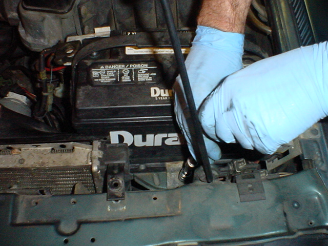 Volkswagen Cabriolet, radiator install, replace