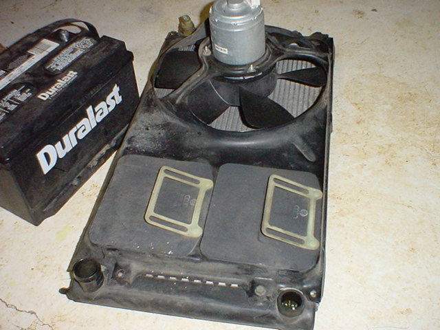 Volkswagen Cabriolet, radiator install, replace