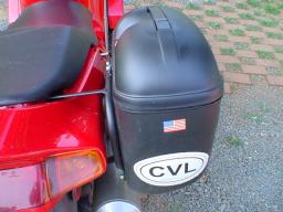 Honda VFR with Givi E21 monokey hard cases