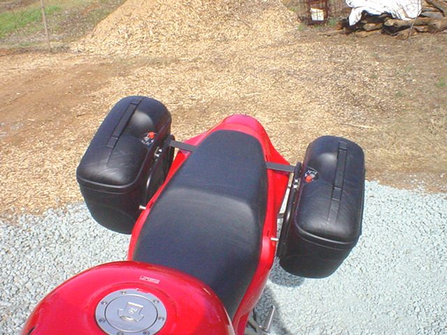 Honda VFR with Givi E21 monokey hard cases