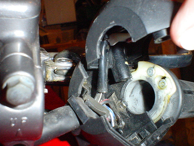 Honda VFR750 Interceptor throttle grip