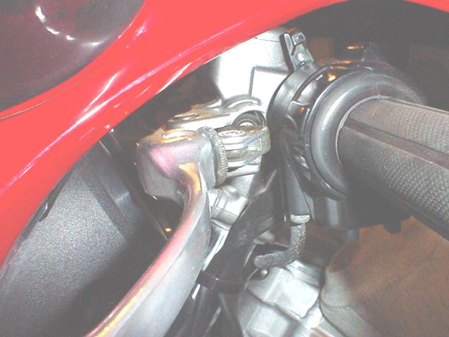 Honda VFR750 Interceptor left stock
