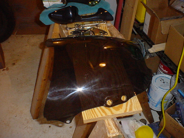 Honda VFR750 Interceptor Givi windscreen