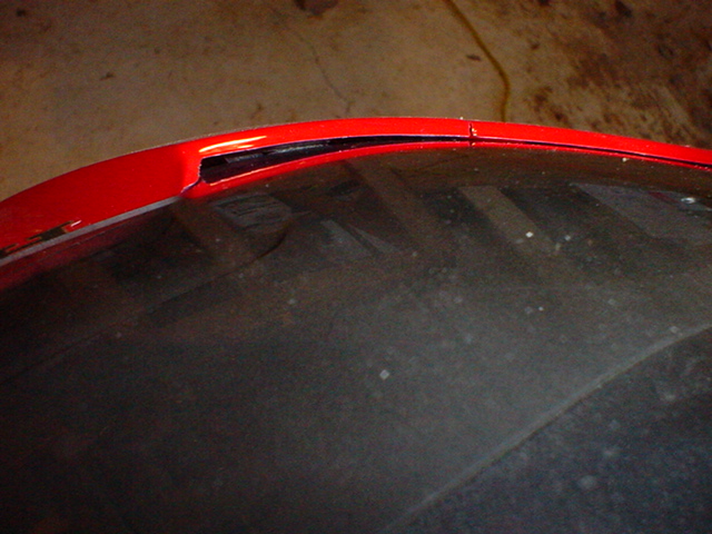 Honda VFR750 Interceptor Givi windscreen