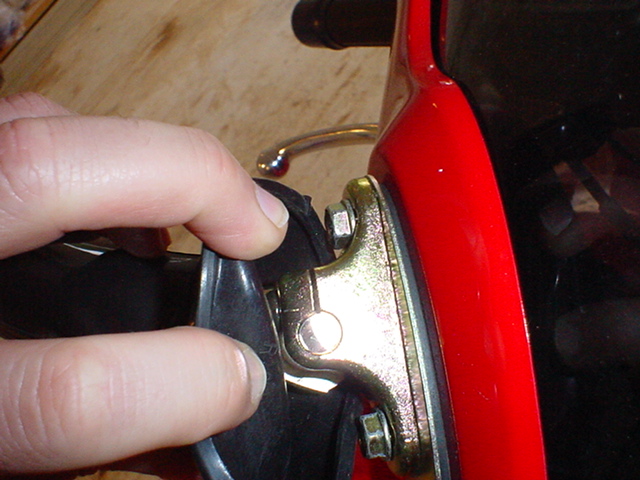 Honda VFR750 Interceptor mirror