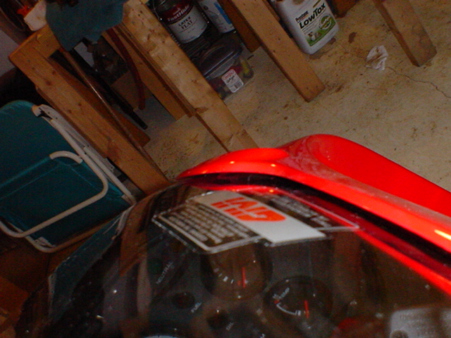 Honda VFR750 Interceptor Givi windscreen