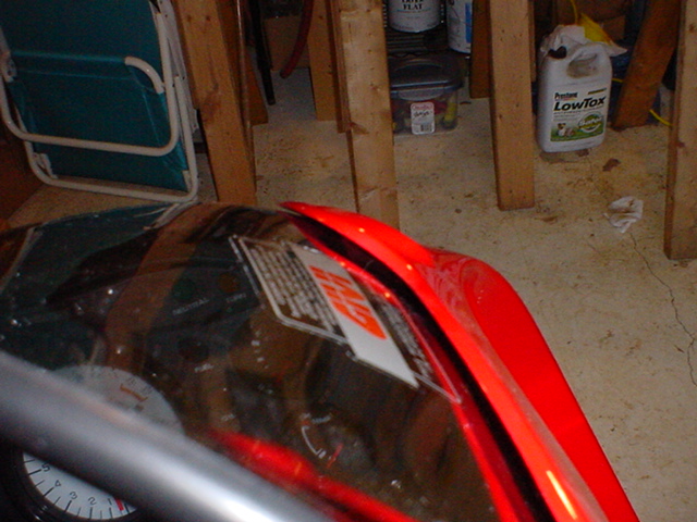Honda VFR750 Interceptor Givi windscreen