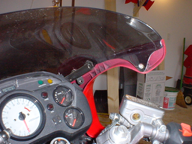 Honda VFR750 Interceptor windscreen