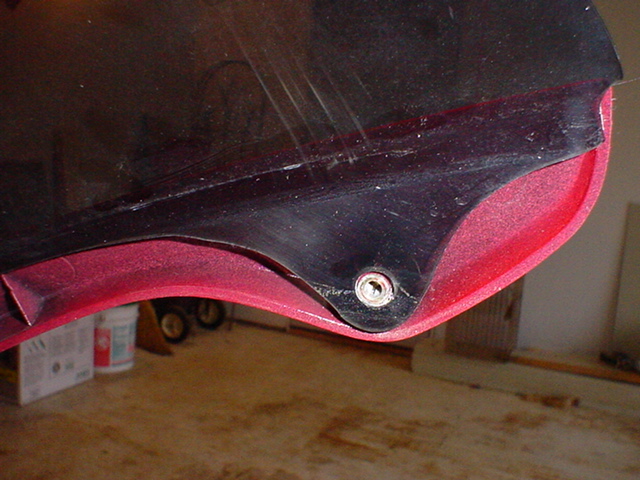 Honda VFR750 Interceptor windscreen