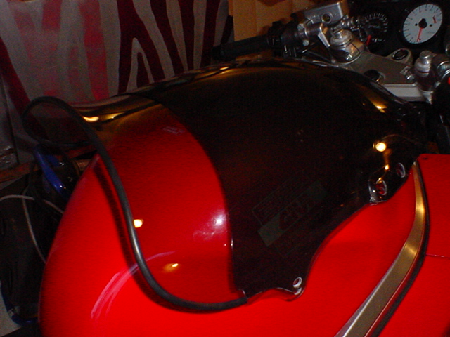 Honda VFR750 Interceptor Givi windscreen