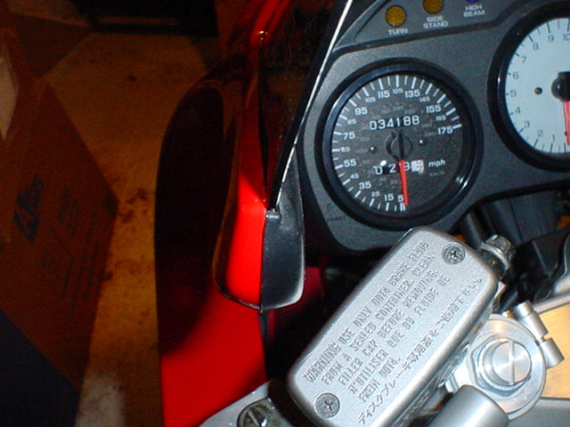 Honda VFR750 Interceptor windscreen