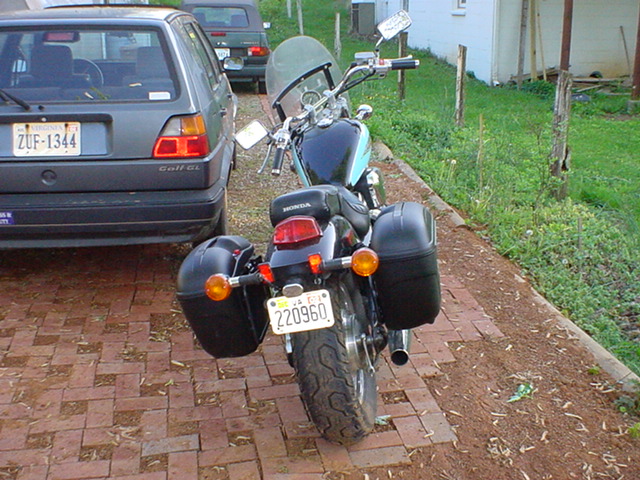 1995 Honda VLX Shadow Deluxe, Givi Saddlebags