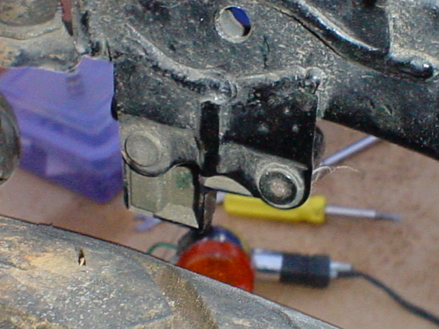 Honda Shadow, turn signal, move, relocate