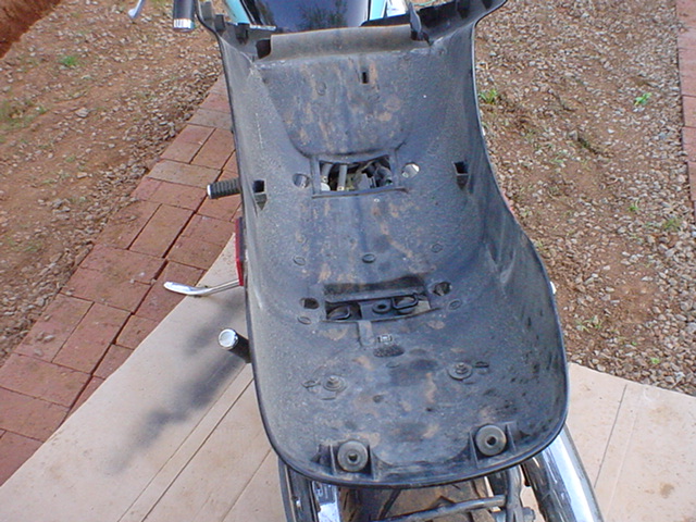Honda Shadow, turn signal, move, relocate