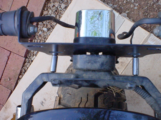 Honda Shadow, turn signal, move, relocate