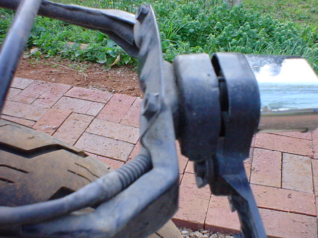 Honda Shadow, turn signal, move, relocate