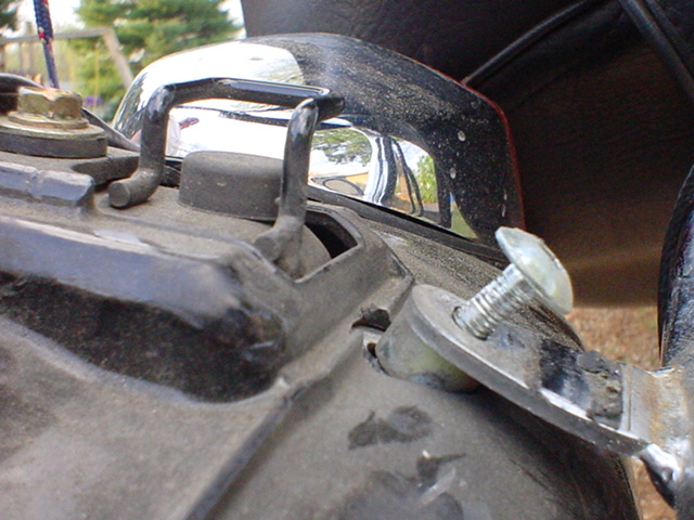 Honda Shadow, turn signal, move, relocate