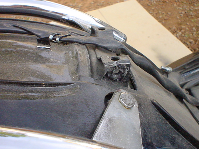 Honda Shadow, turn signal, move, relocate