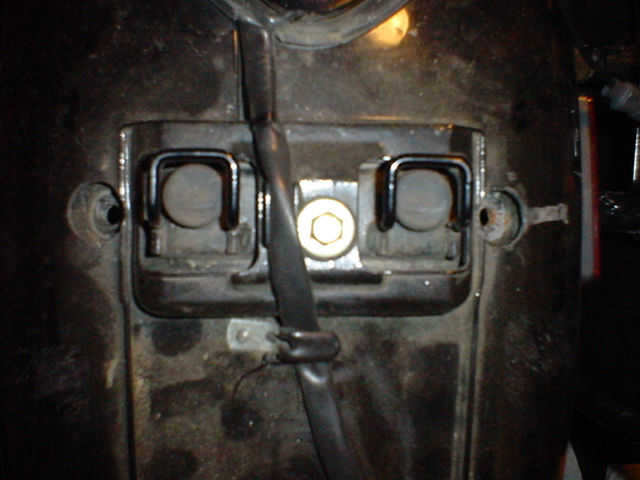 Honda Shadow seat, rear fender