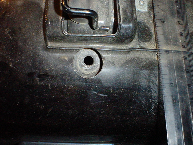 Honda Shadow seat, rear fender, sissy bar holes