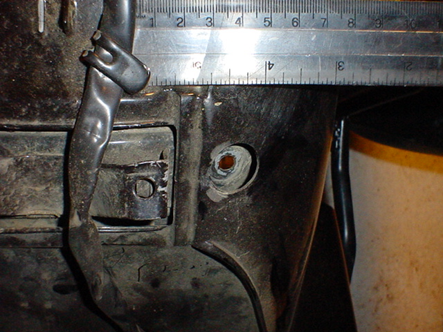 Honda Shadow seat, rear fender, sissybar holes